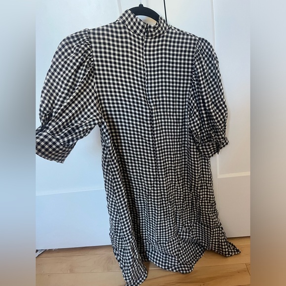 Ganni XS (32) gingham dress - Picture 2 of 5